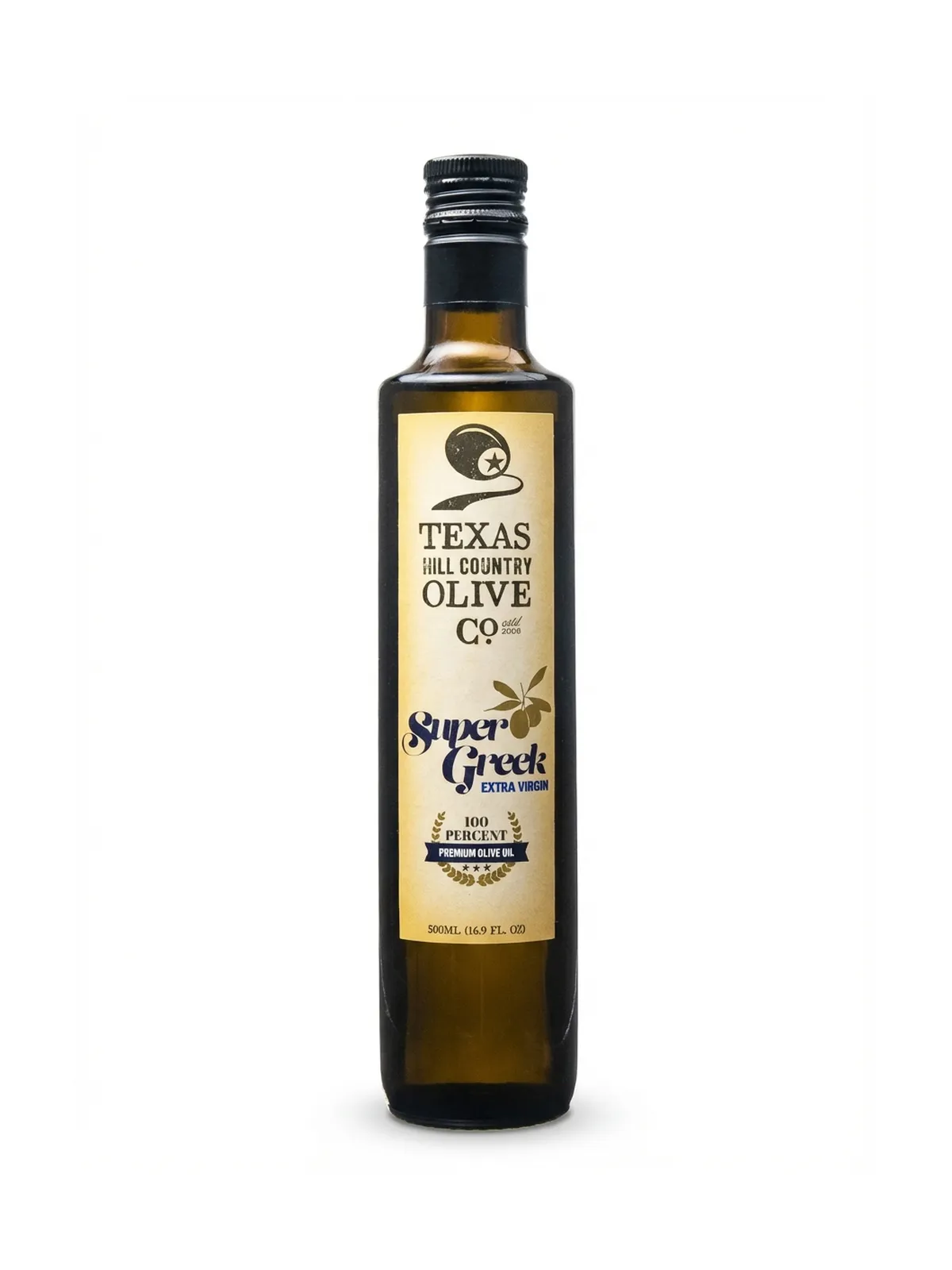 Texas Hill Country Olive Co. Super Greek Extra Virgin Olive Oil