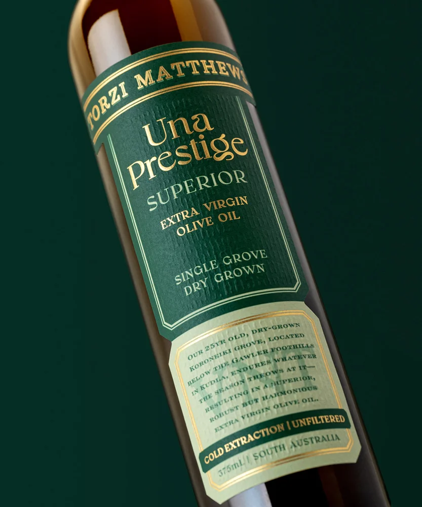 Torzi Matthews' Una Prestige Extra Virgin Olive Oil