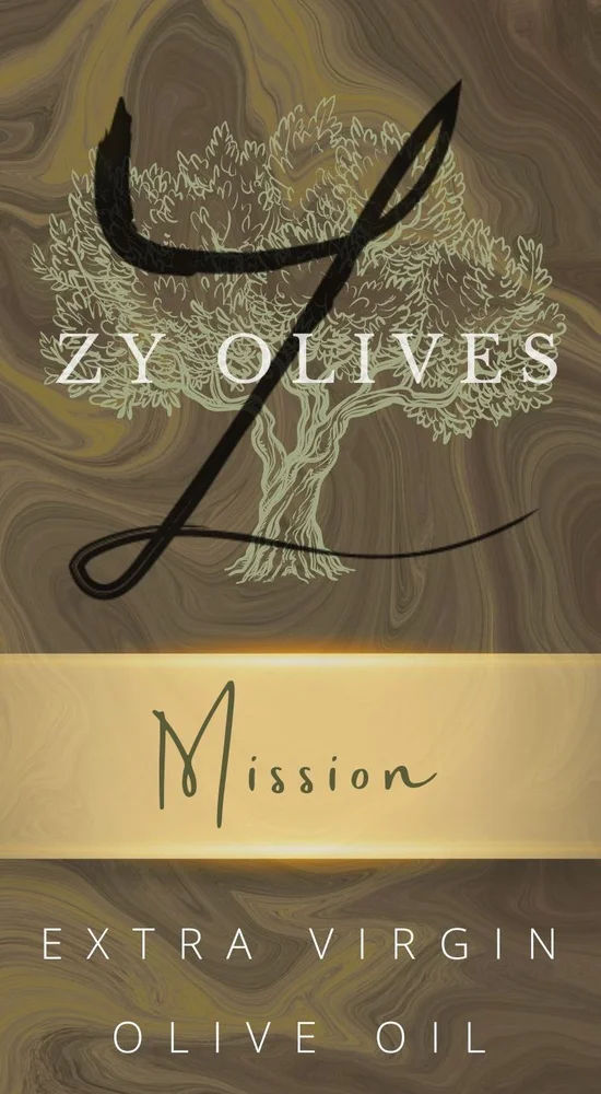 ZY Olives Single Variety California Mission Extra Virgin Olive Oil