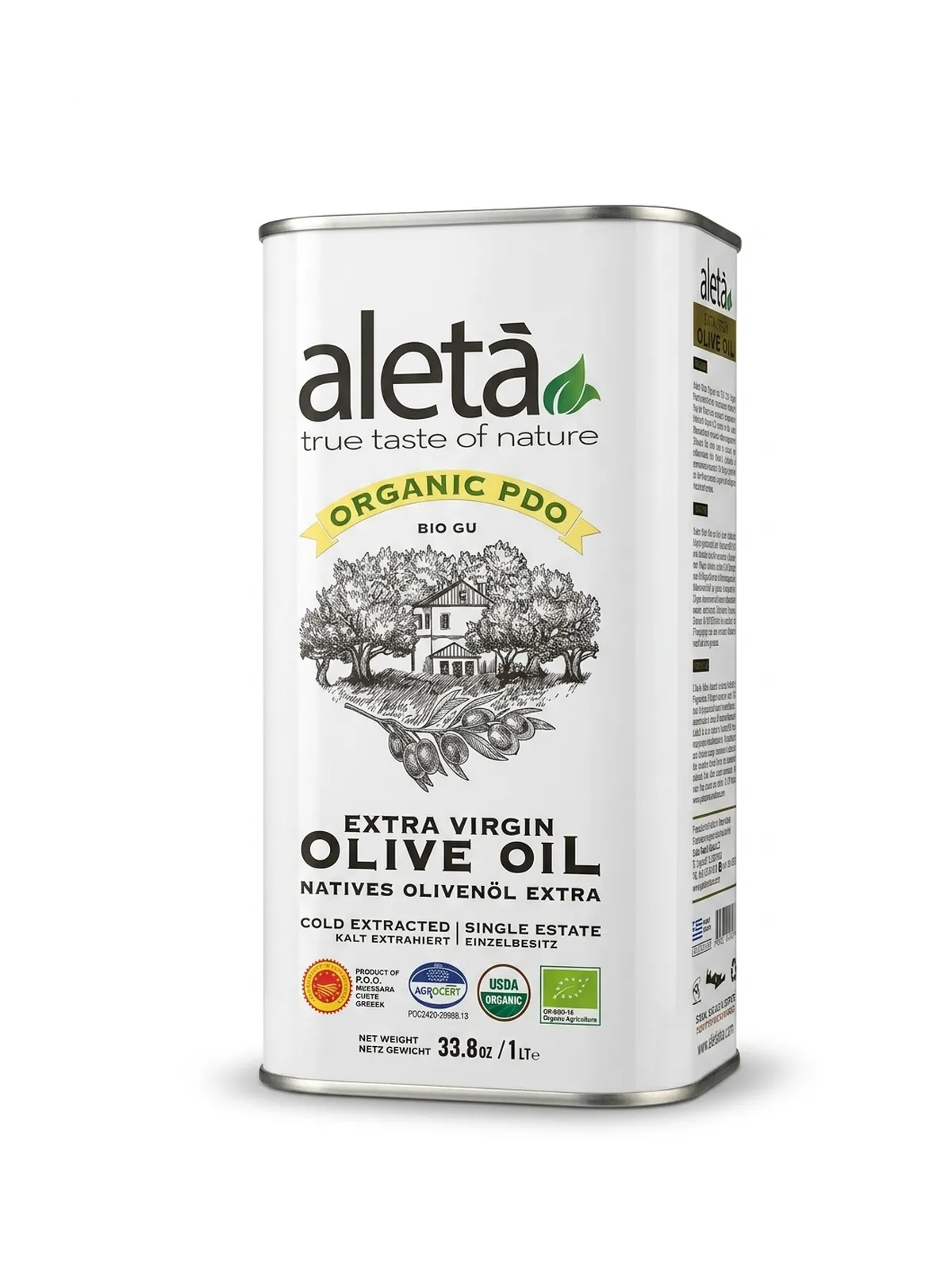 Aleta Farms Organic & PDO Single Estate