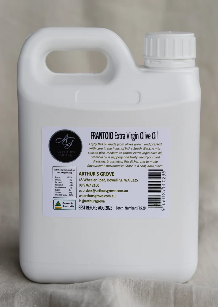 Arthur's Grove Manzanillo Extra Virgin Olive Oil