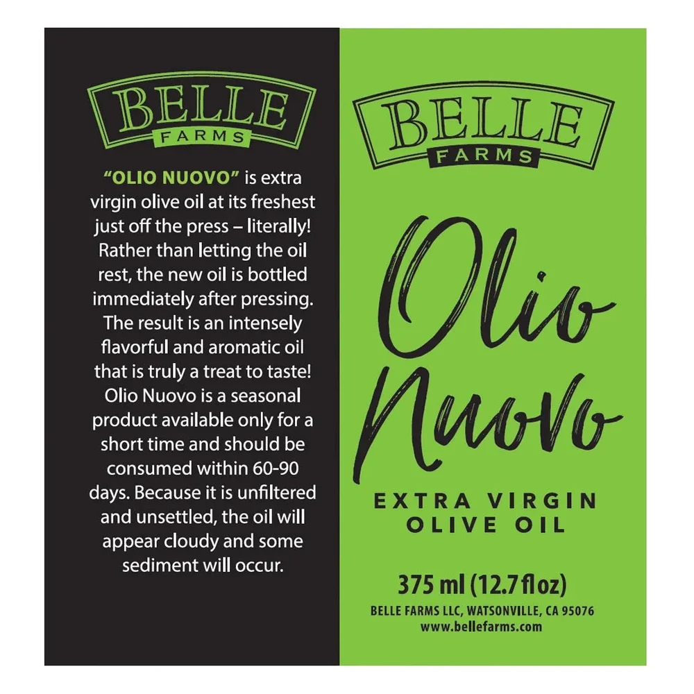Belle Farms Olio Nuovo