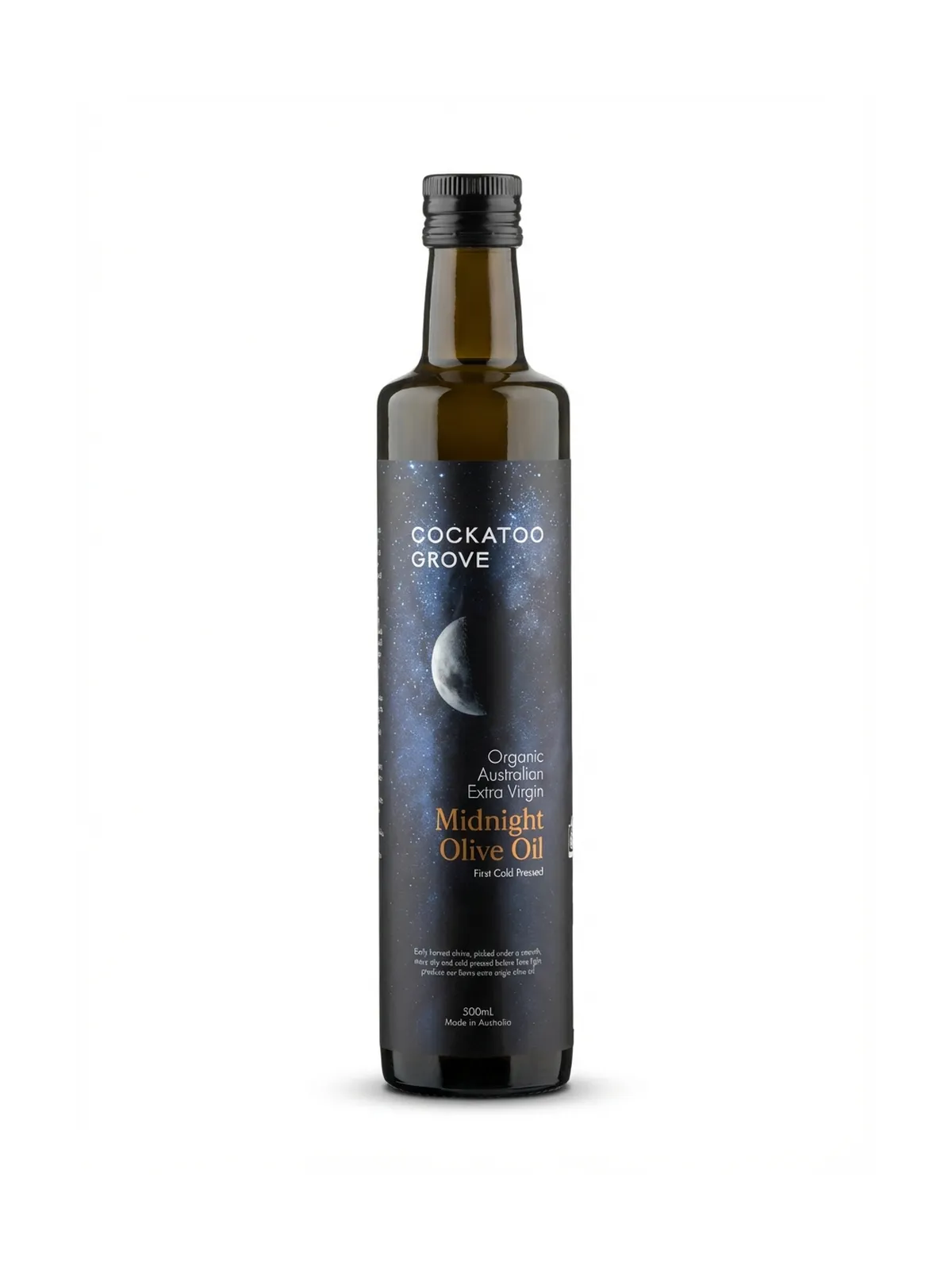 Cockatoo Grove Organic Midnight Extra Virgin Olive Oil