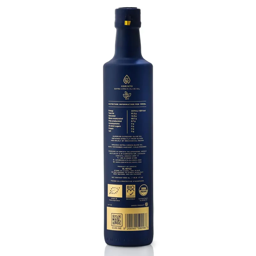 Corinto Organic Extra Virgin Olive Oil