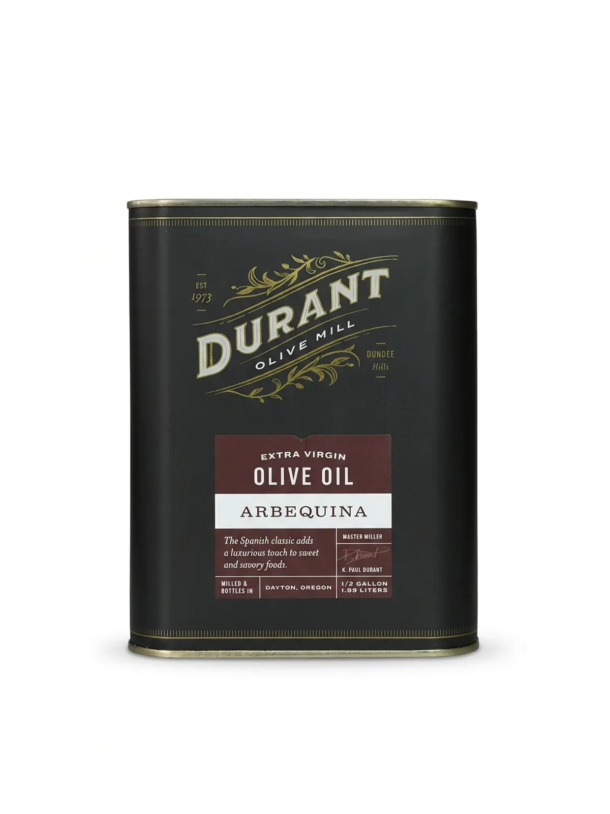 Durant Arbequina Extra Virgin Olive Oil