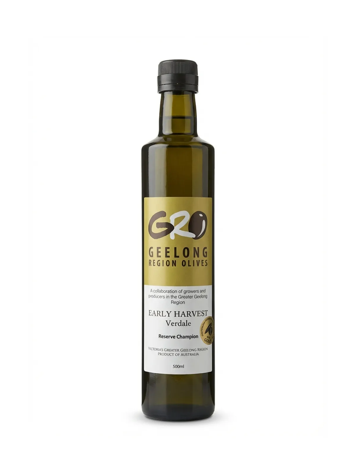 Geelong Region Olives GRO Verdale Extra Virgin Olive Oil