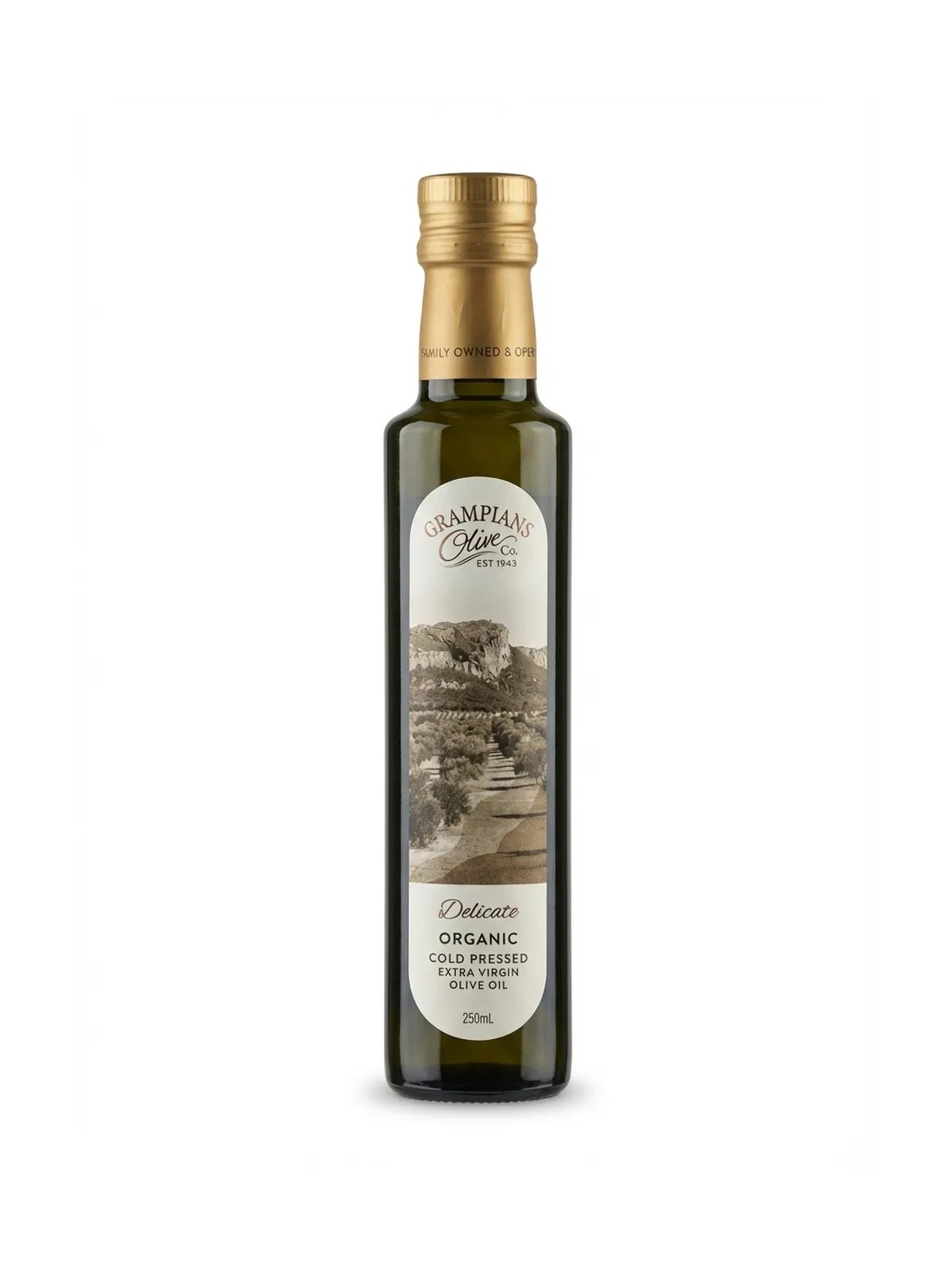 Grampians Olive Co. Delicate Organic Extra Virgin Olive Oil (Late Harvest)
