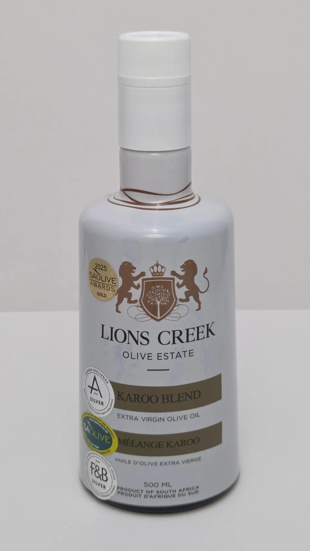 Lions Creek Karoo Blend Extra Virgin Olive Oil bottle