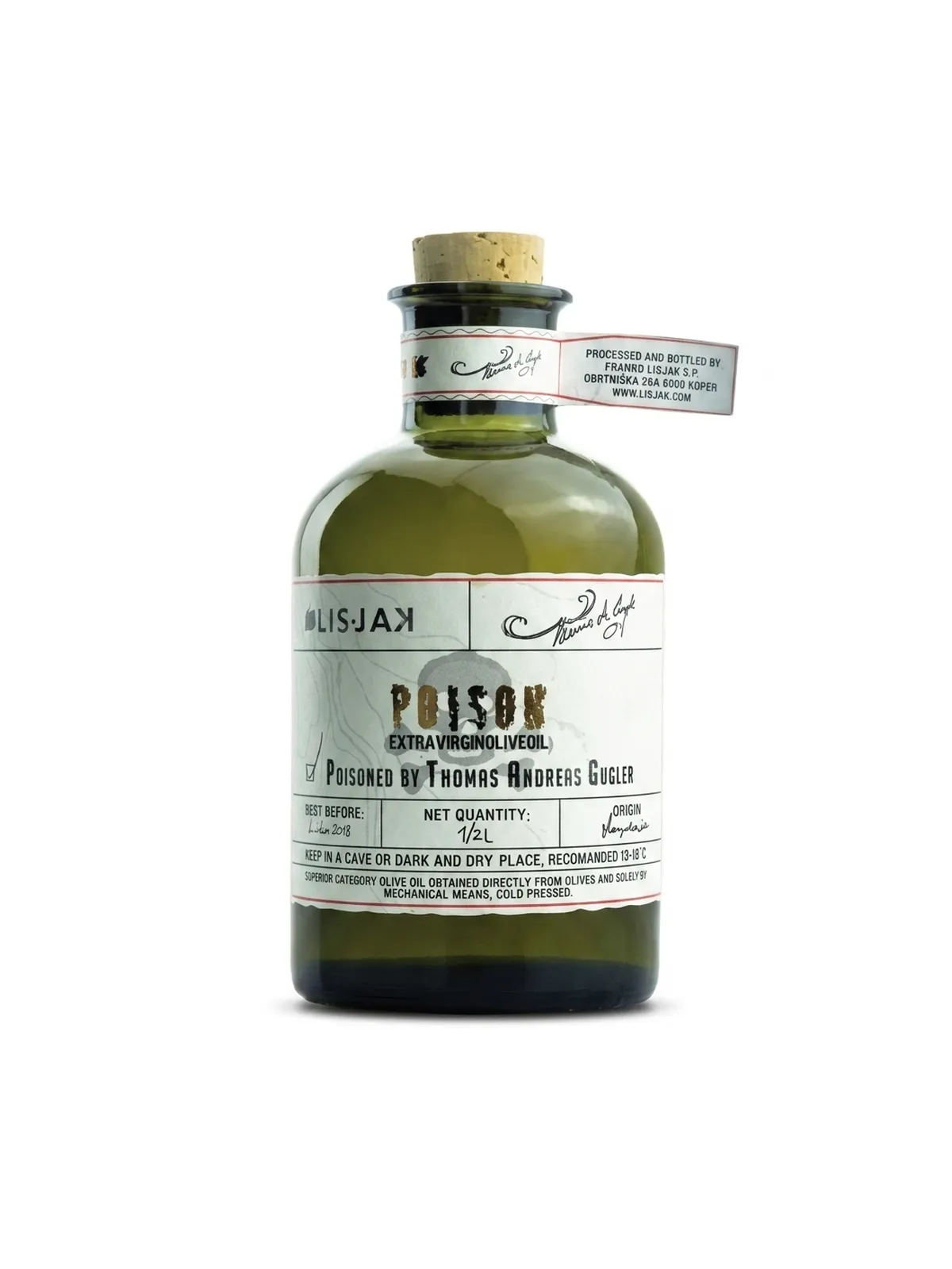Lisjak Poison Extra Virgin Olive Oil