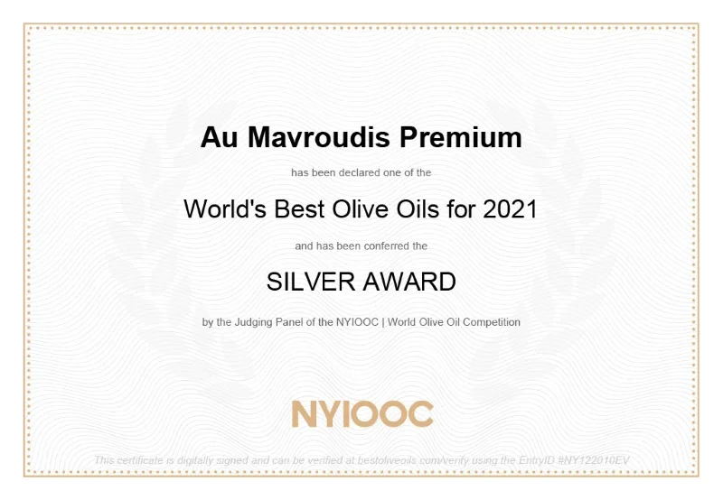 Mavroudis Au Gold Premium Extra Virgin Olive Oil