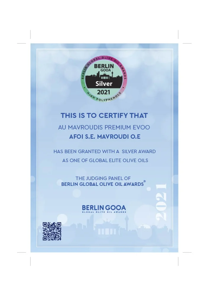 Mavroudis Au Gold Premium Extra Virgin Olive Oil