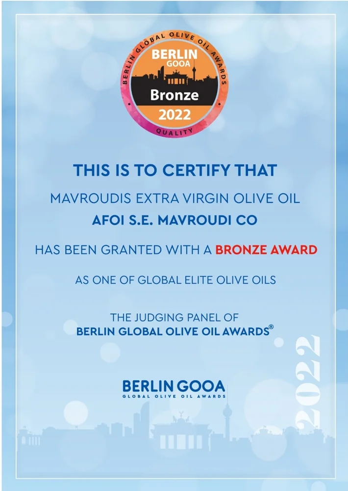 Mavroudis Monovarietal Lianelia Extra Virgin Olive Oil