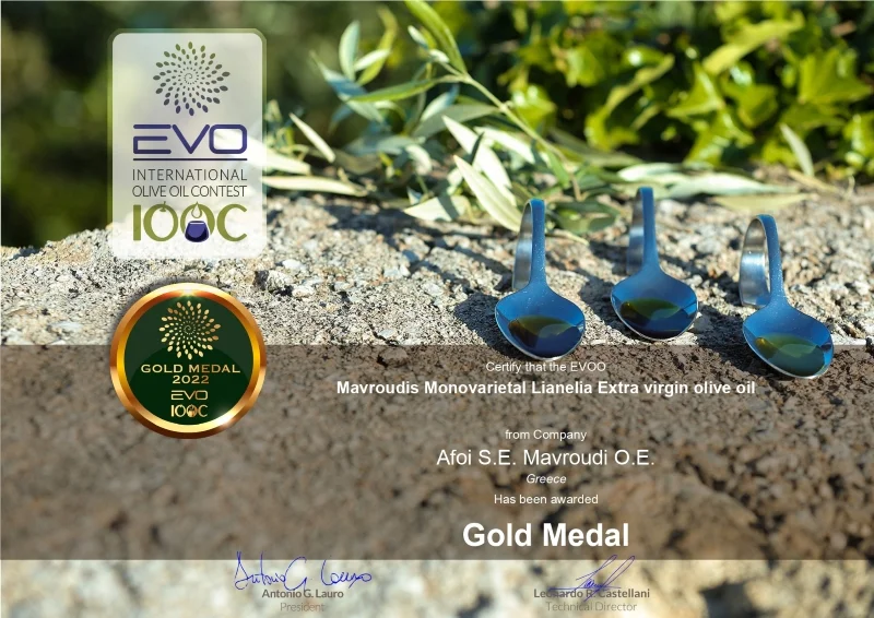 Mavroudis Monovarietal Lianelia Extra Virgin Olive Oil