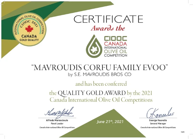 Mavroudis Monovarietal Lianelia Extra Virgin Olive Oil