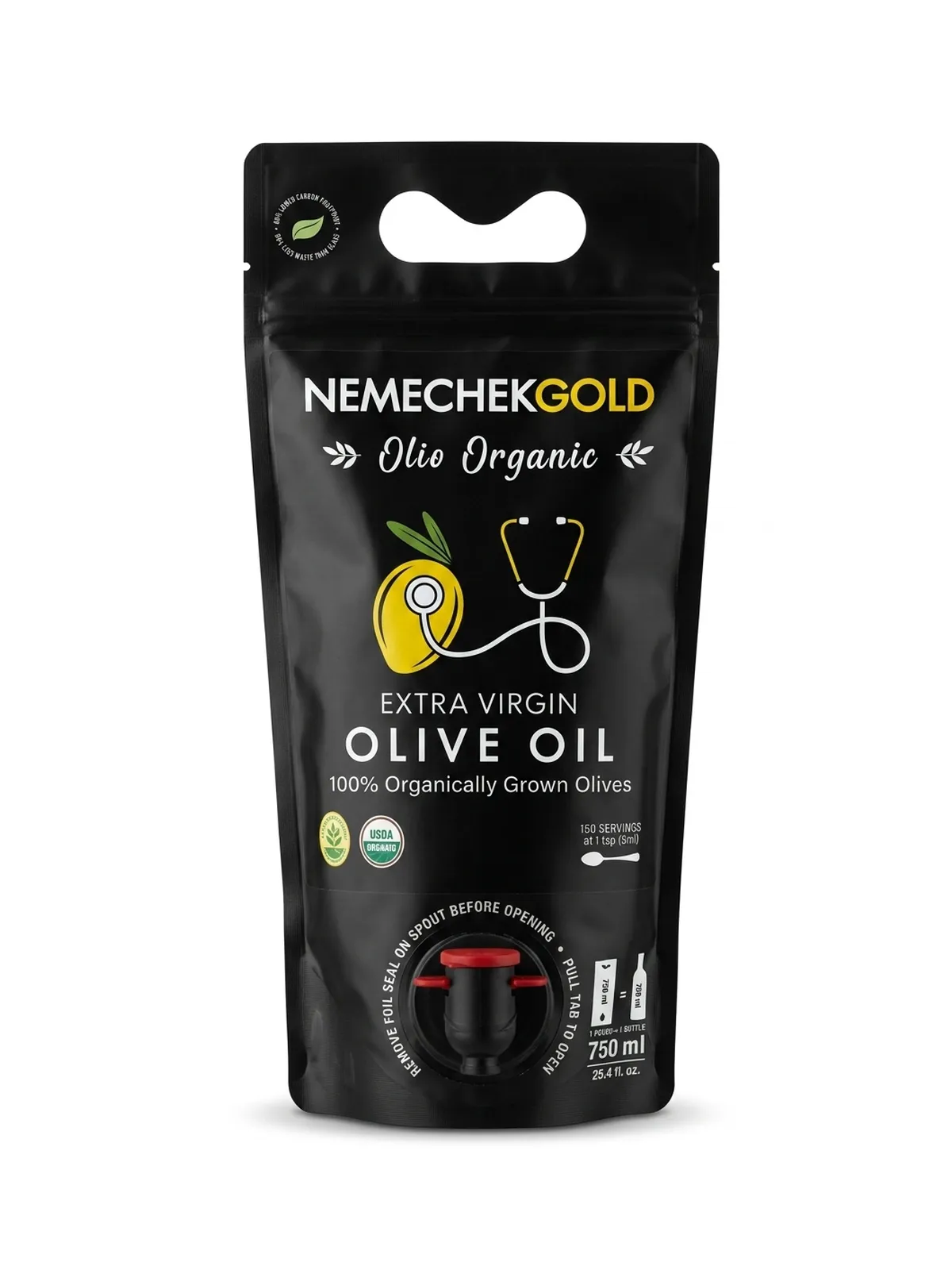 Nemechek Gold Olio Organic Extra Virgin Olive Oil