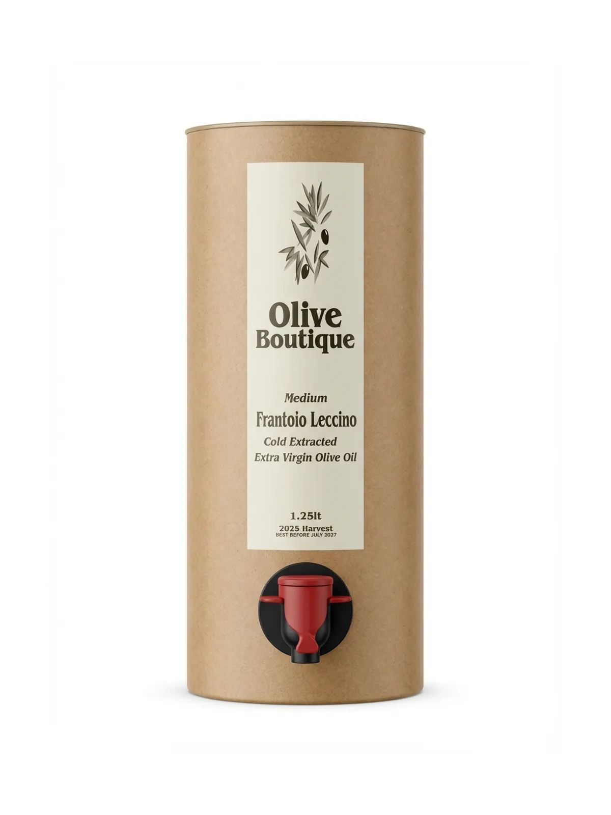 Olive Boutique Frantoio Leccino Medium Extra Virgin Olive Oil