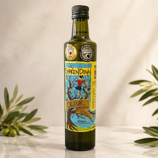 Shaken Down Extra Virgin Olive Oil