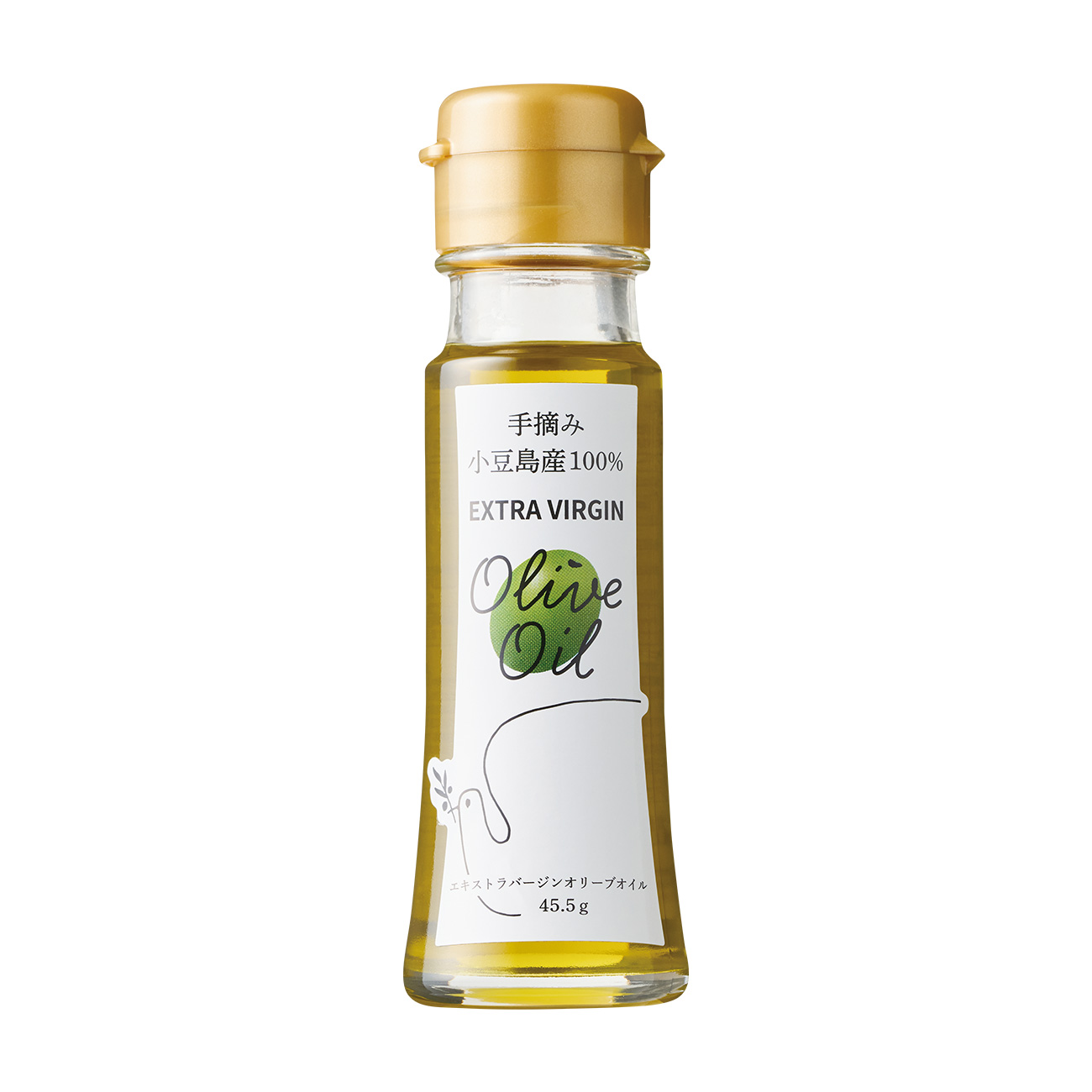 Shodoshima Olive Hand-Picked Extra Virgin Olive Oil, 45.5g bottle