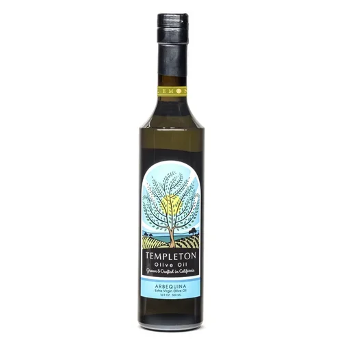 Two bottles of Templeton Arbequina Extra Virgin Olive Oil