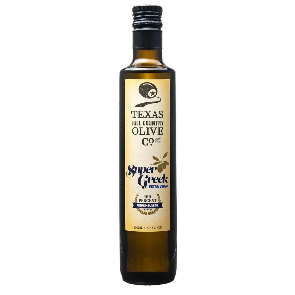 Texas Hill Country Olive Co. Super Greek Extra Virgin Olive Oil